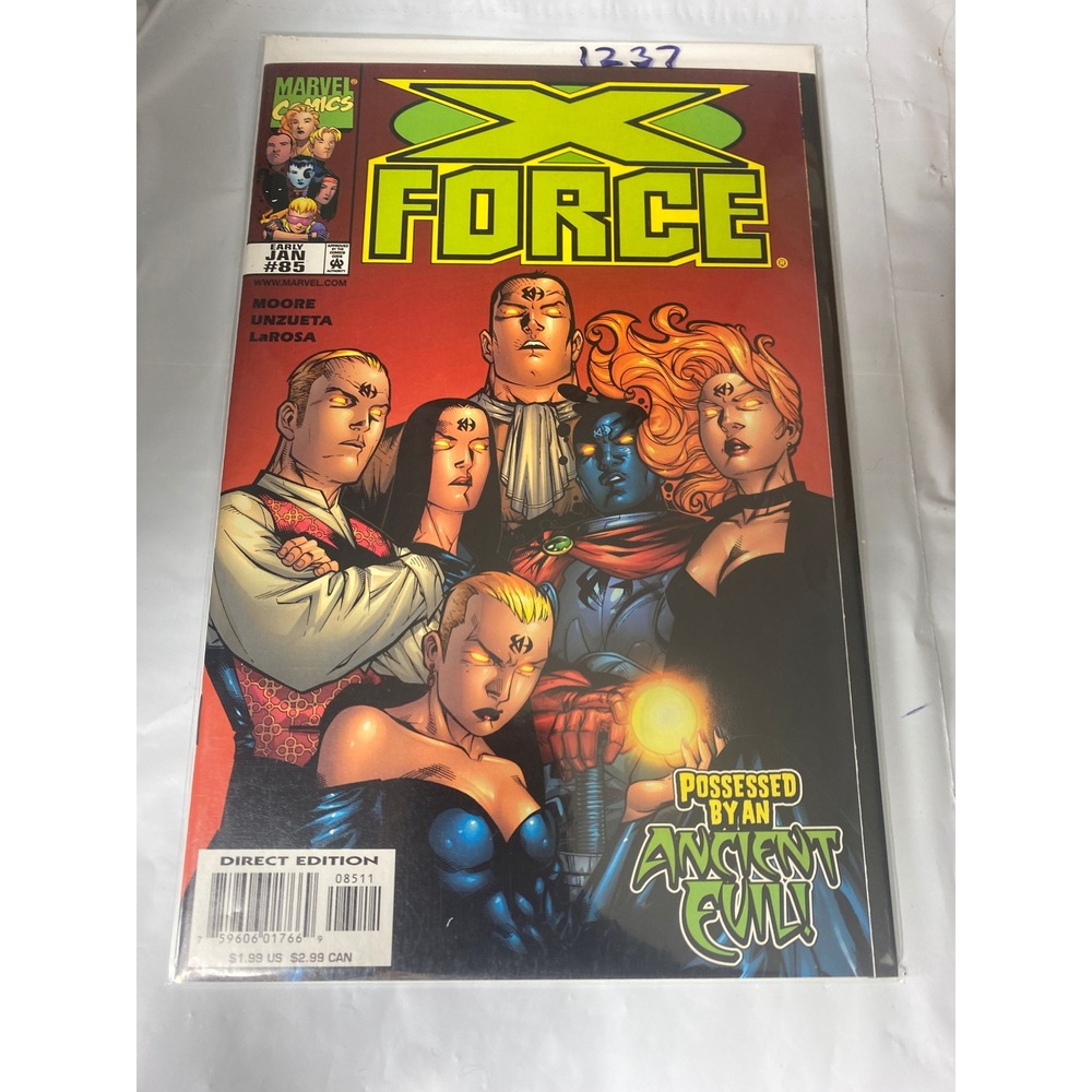 Marvel Comics X-Force #85 January 1999 Direct Edition Modern‎ Age Superheroes